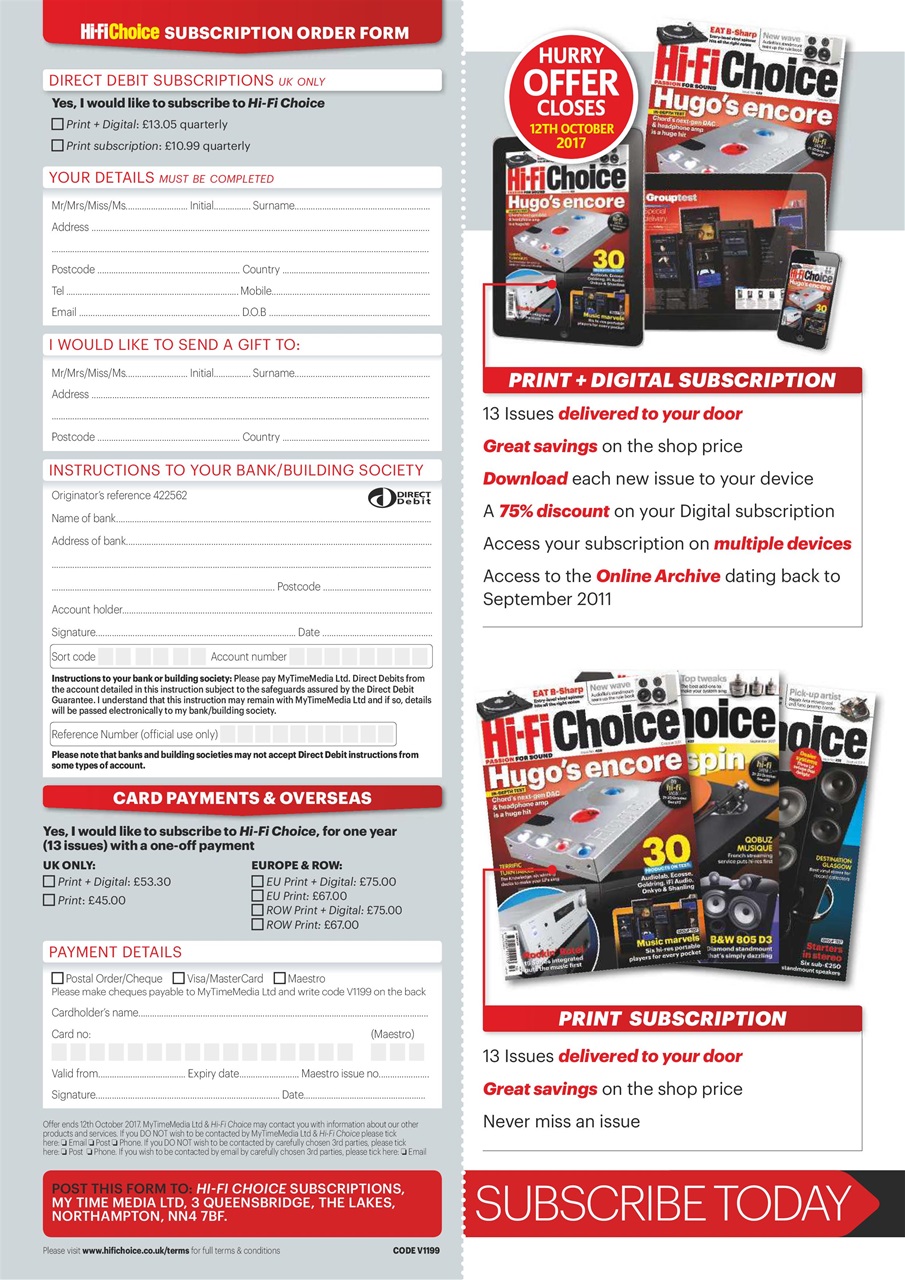 Hi-Fi Choice Preview Pages