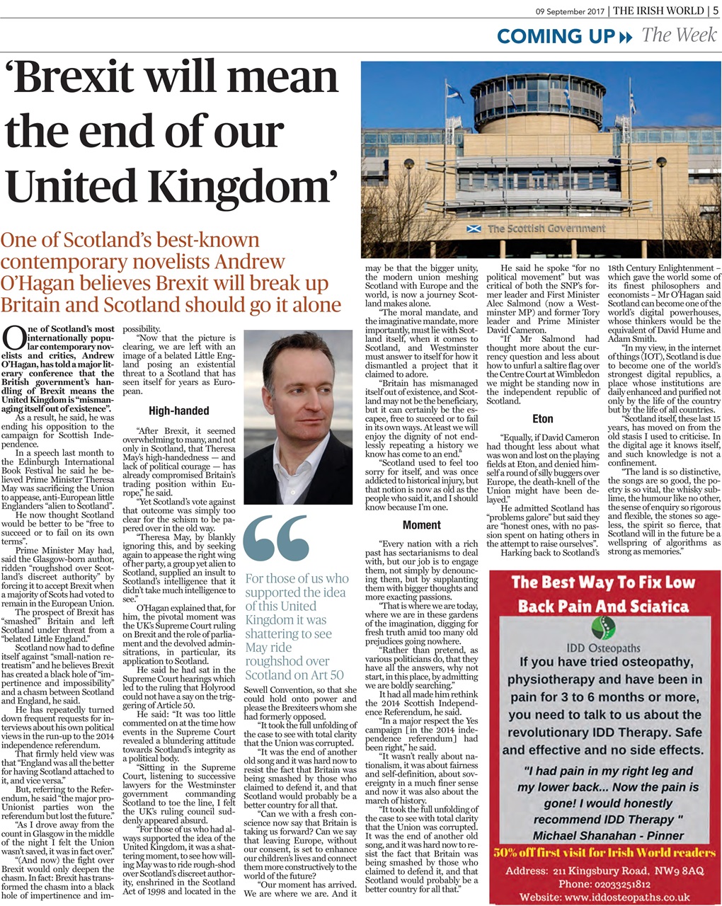 Irish World Preview Pages