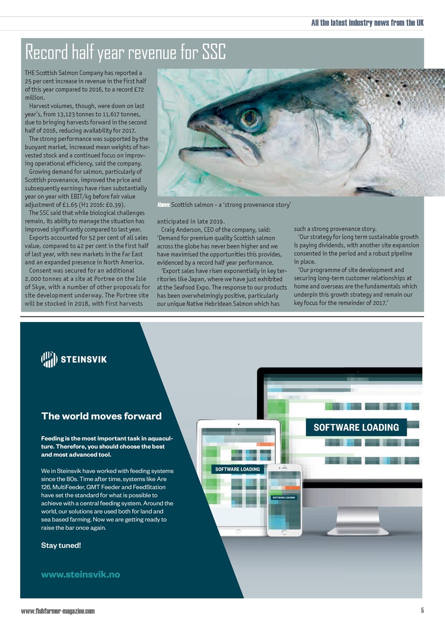 Fish Farmer Magazine Preview Pages