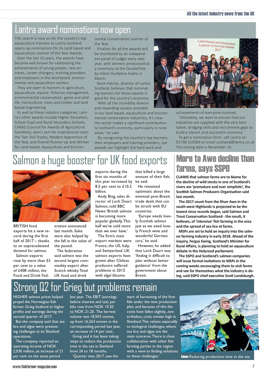 Fish Farmer Magazine Preview Pages
