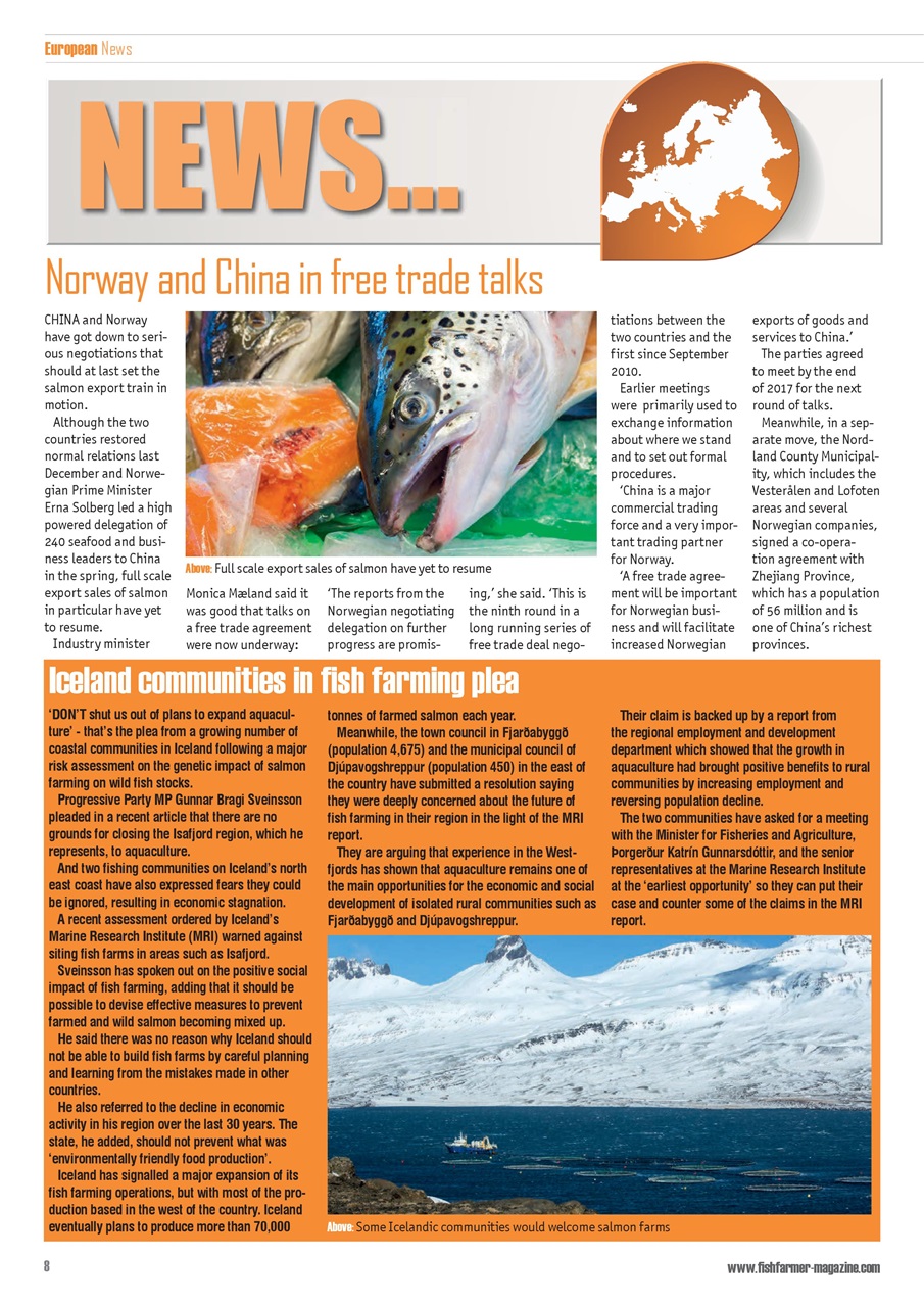 Fish Farmer Magazine Preview Pages