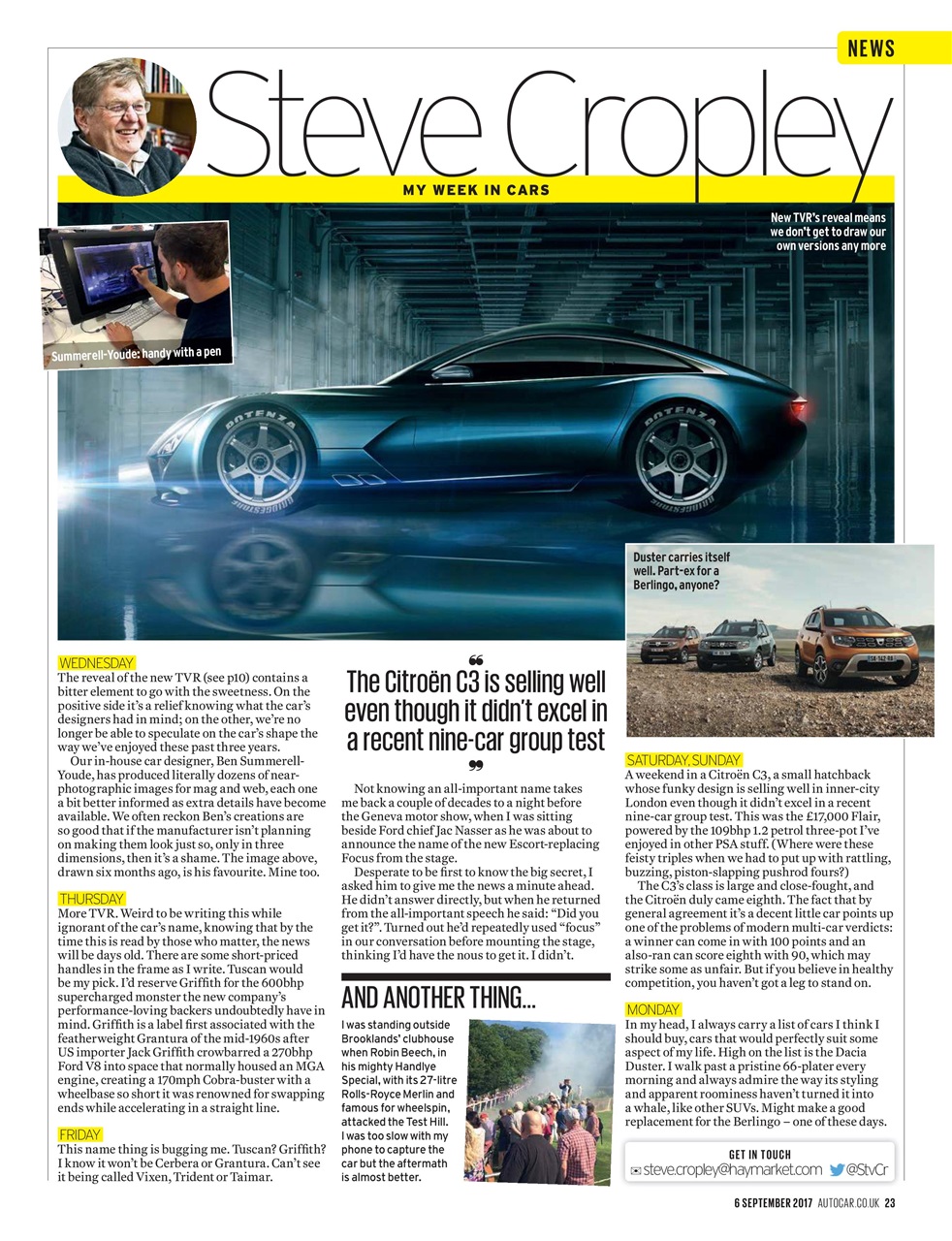 Autocar Preview Pages