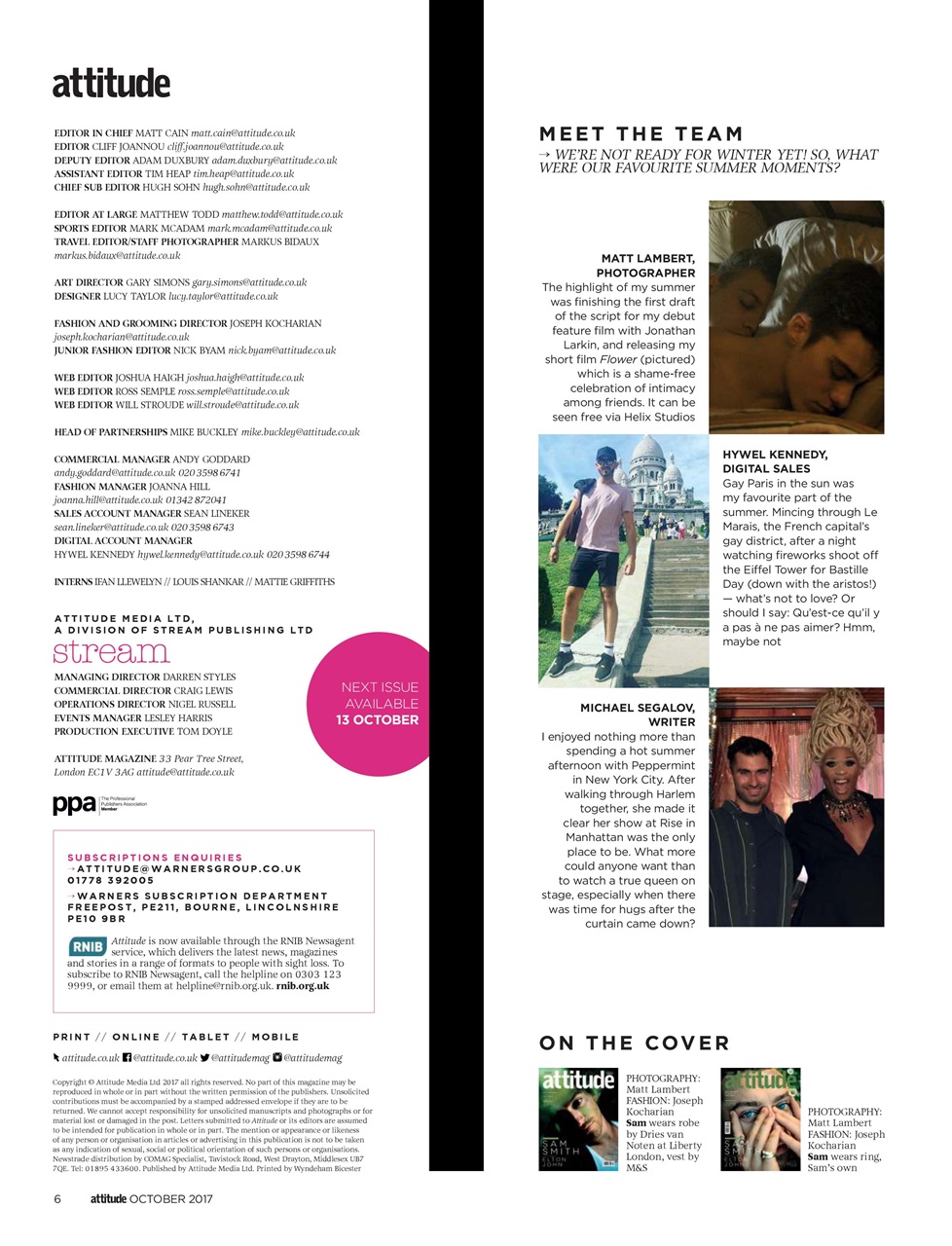 Attitude Preview Pages