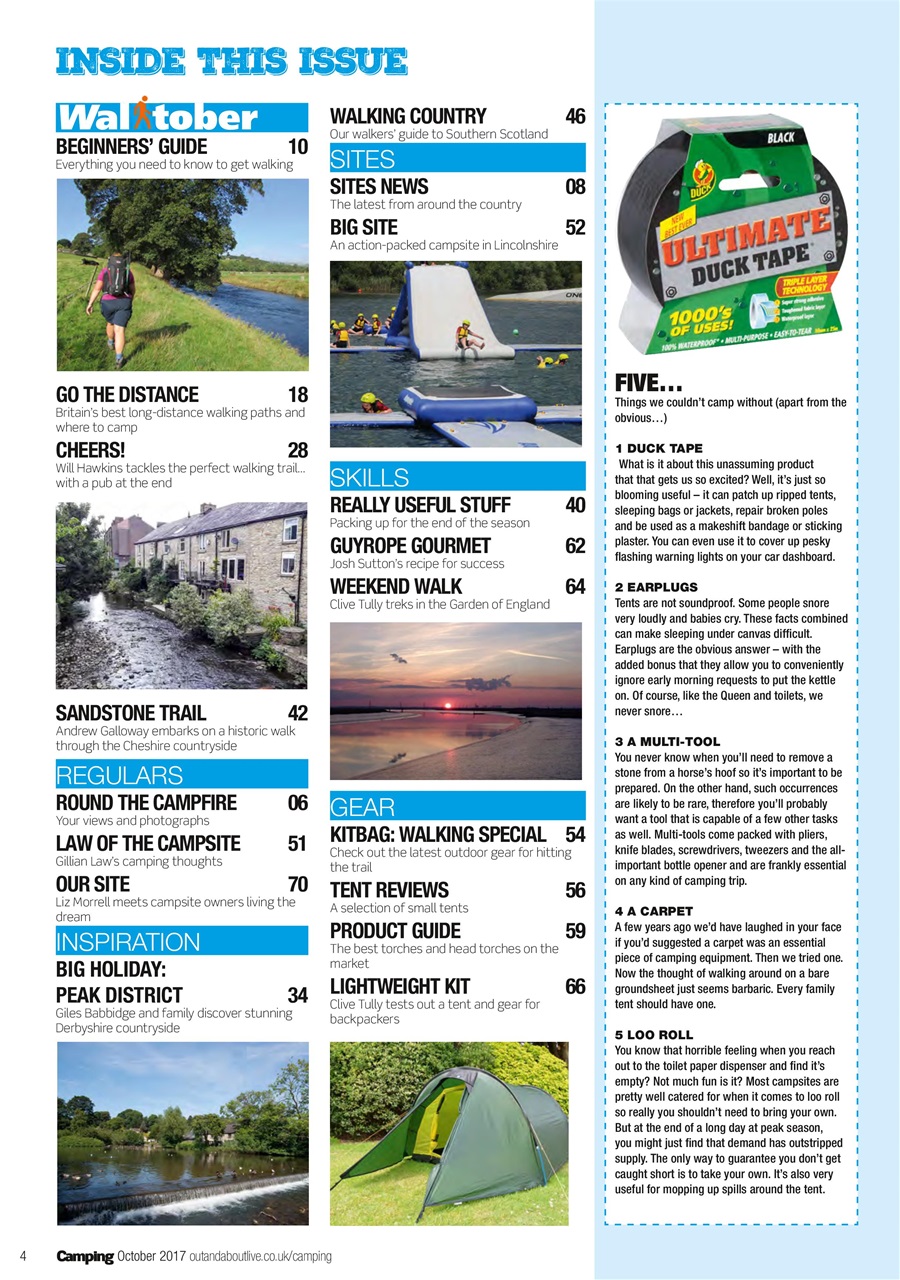 Camping Preview Pages