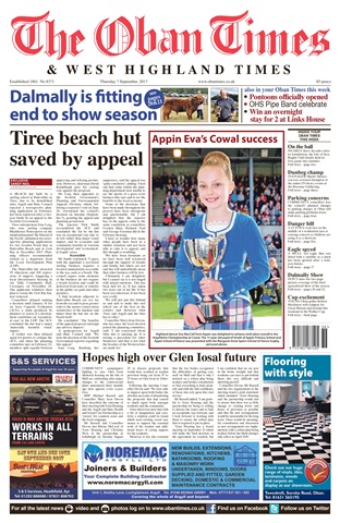 The Oban Times & Lochaber Times issue 7th September 2017