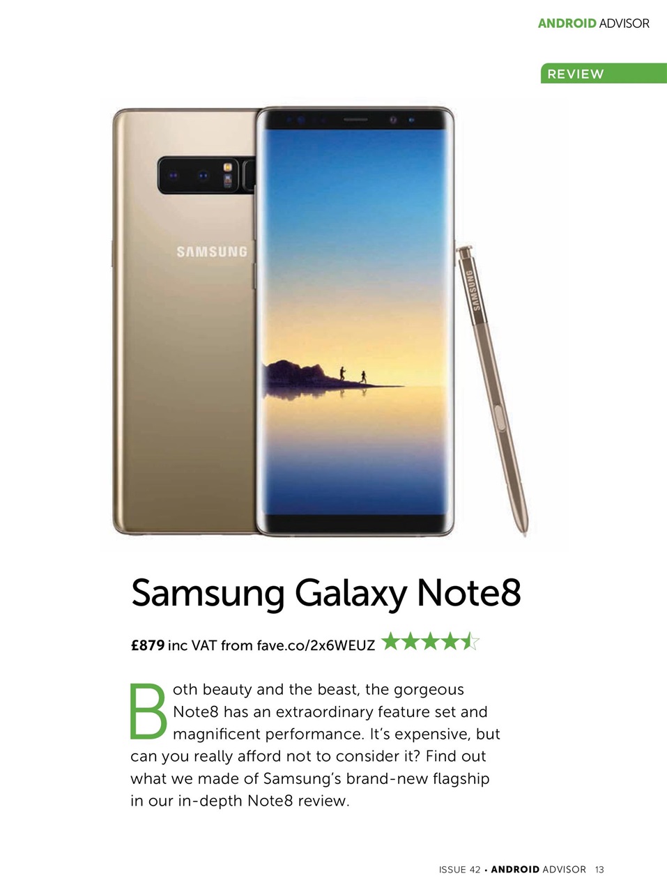 Android Advisor Preview Pages