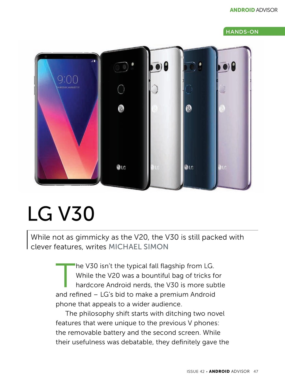 Android Advisor Preview Pages