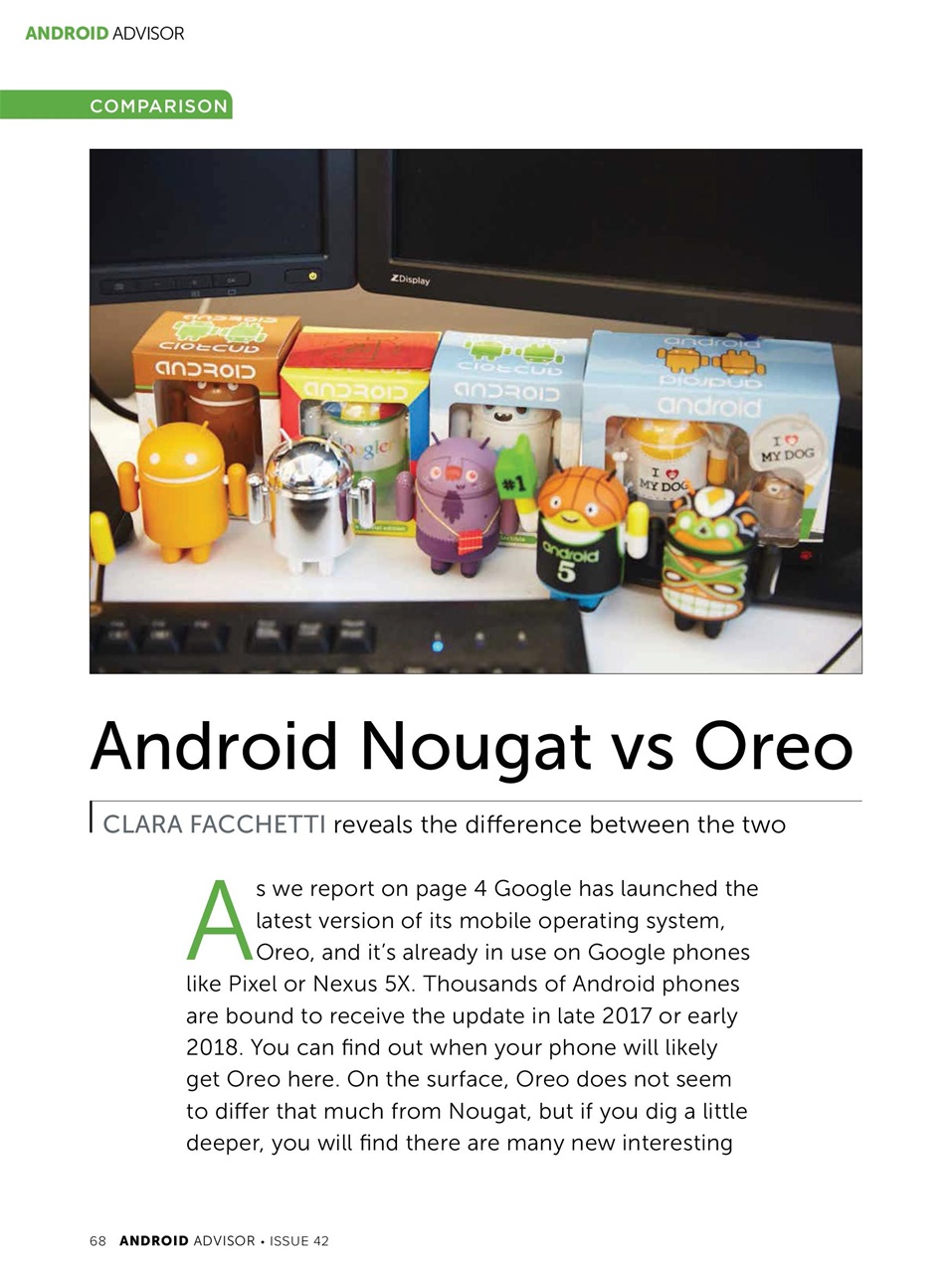 Android Advisor Preview Pages