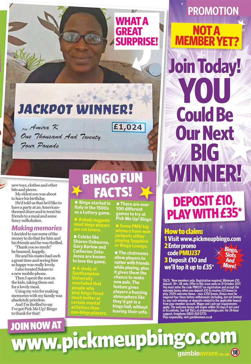 Pick Me Up Preview Pages