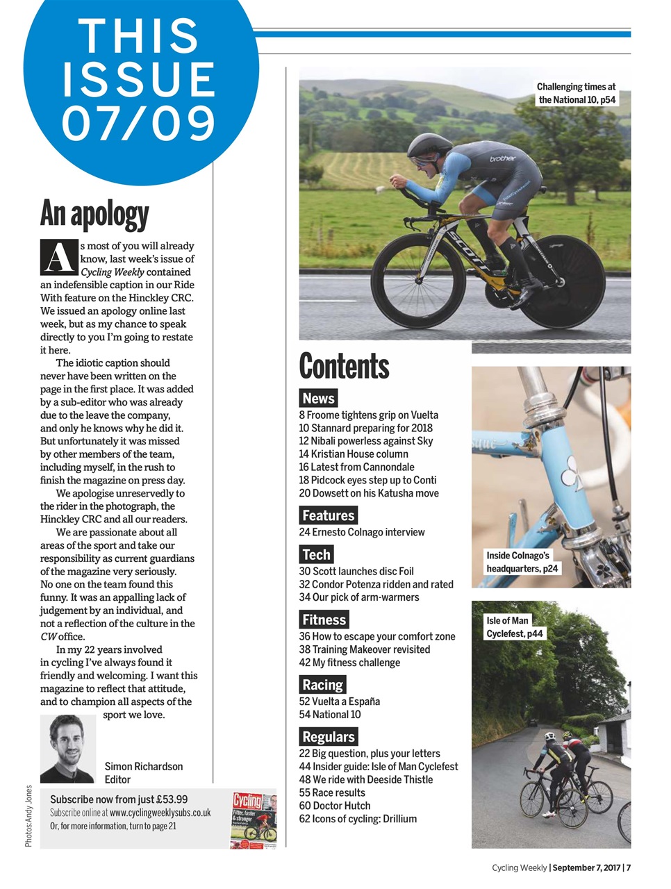 Cycling Weekly Preview Pages