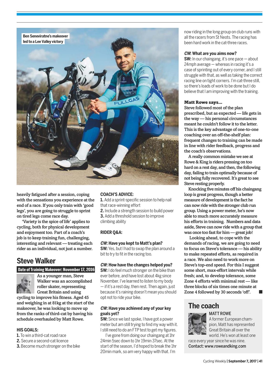 Cycling Weekly Preview Pages