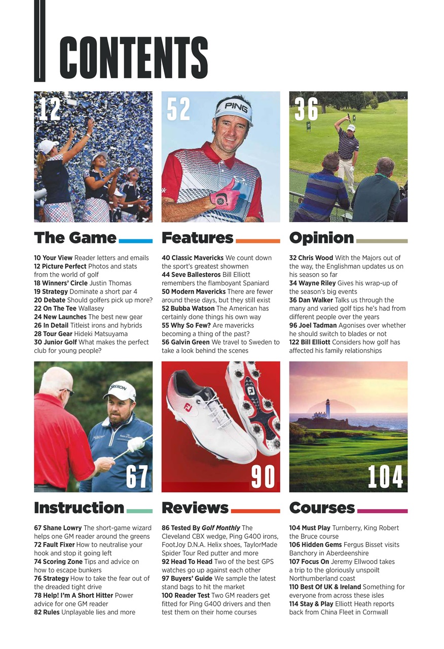 Golf Monthly Preview Pages