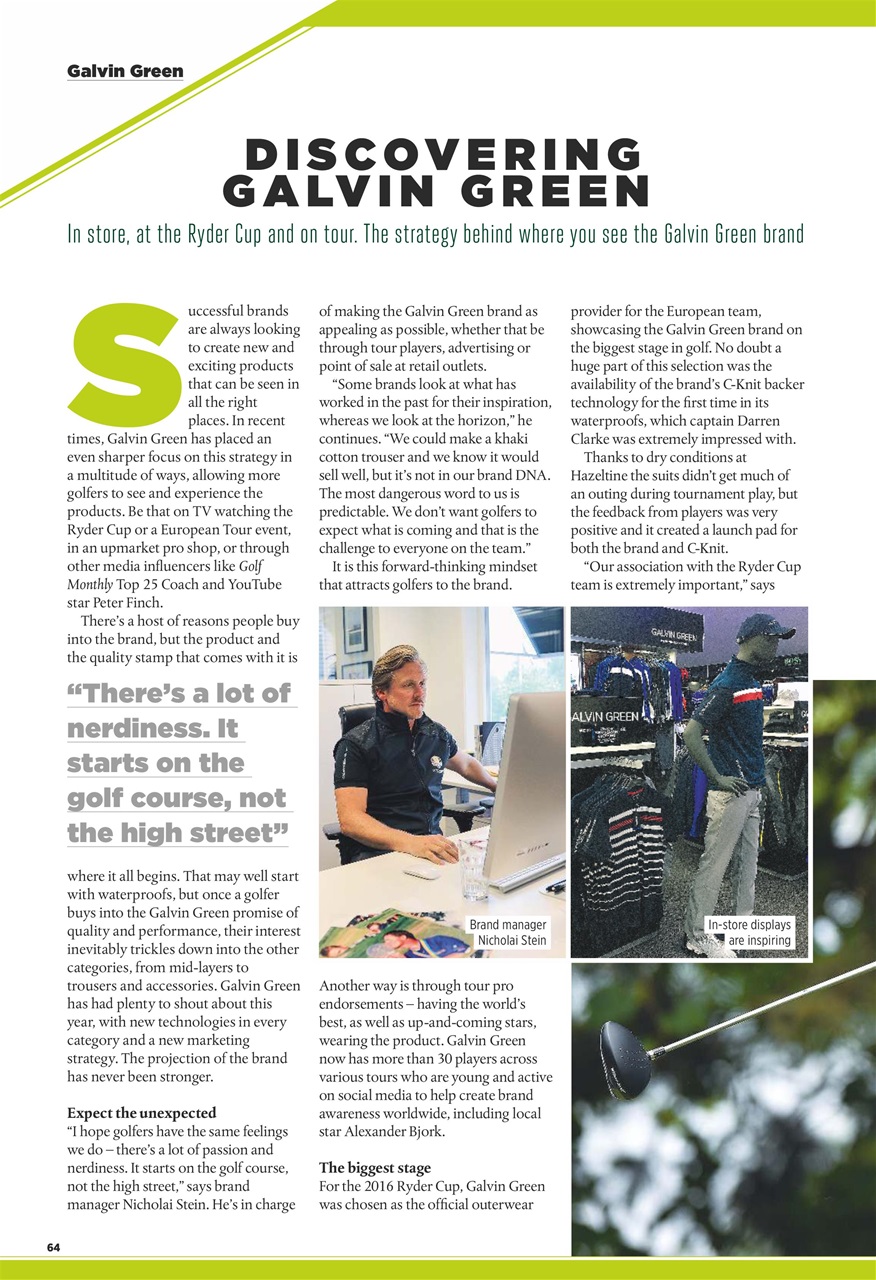 Golf Monthly Preview Pages