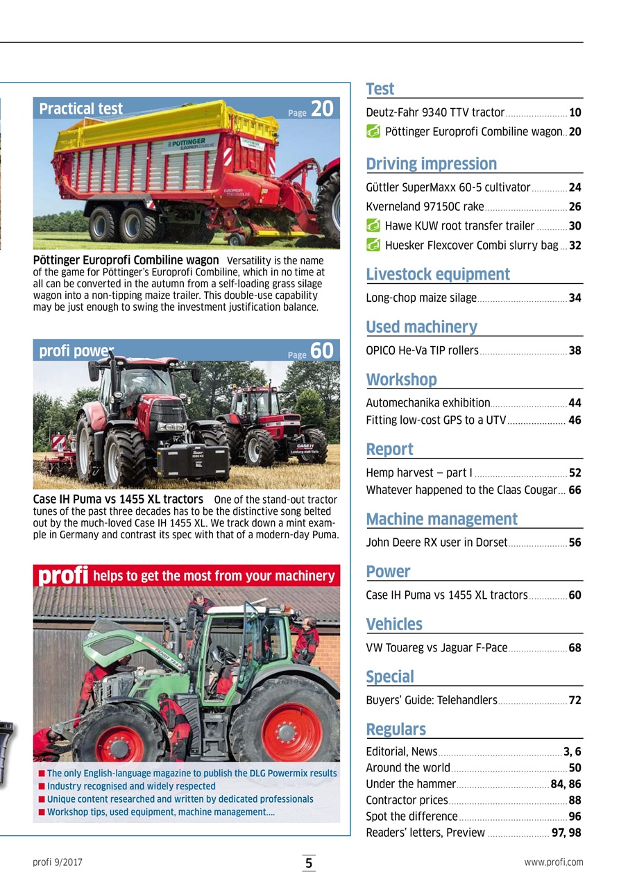Profi International Preview Pages