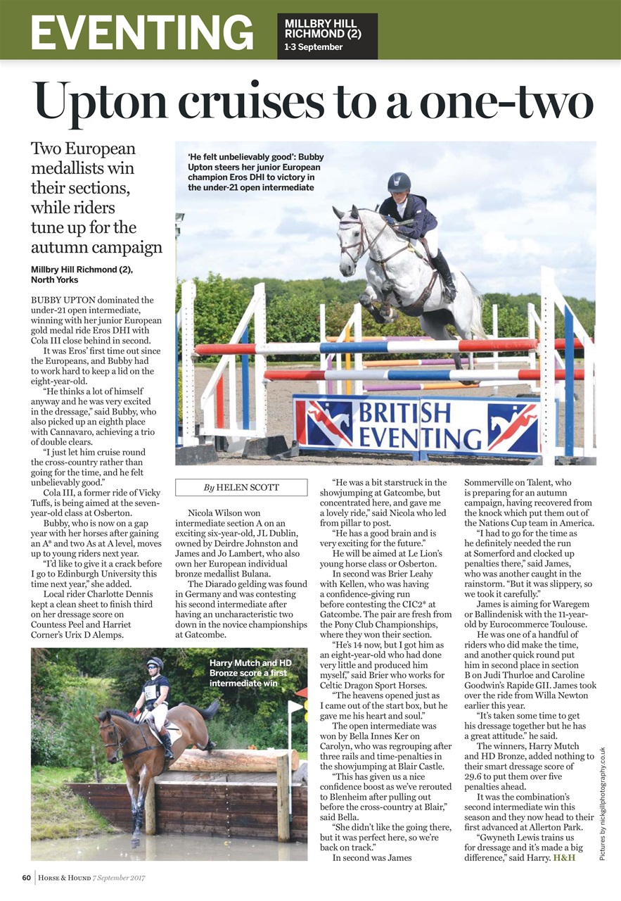 Horse & Hound Preview Pages