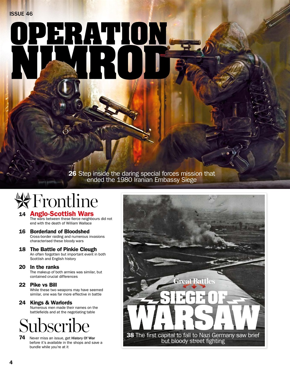 History of War Preview Pages