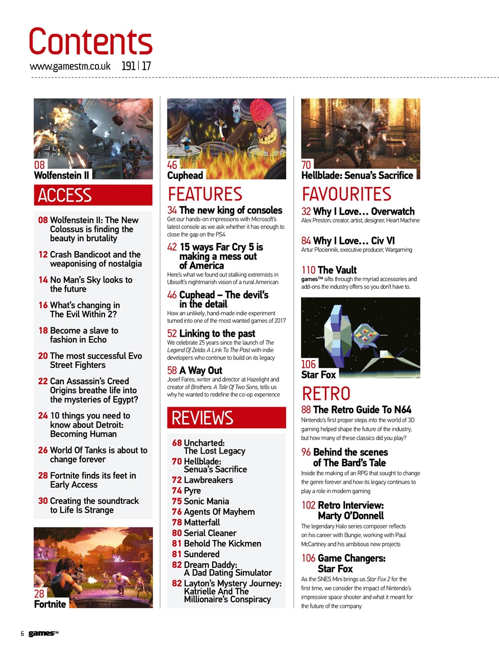 games (TM) Preview Pages