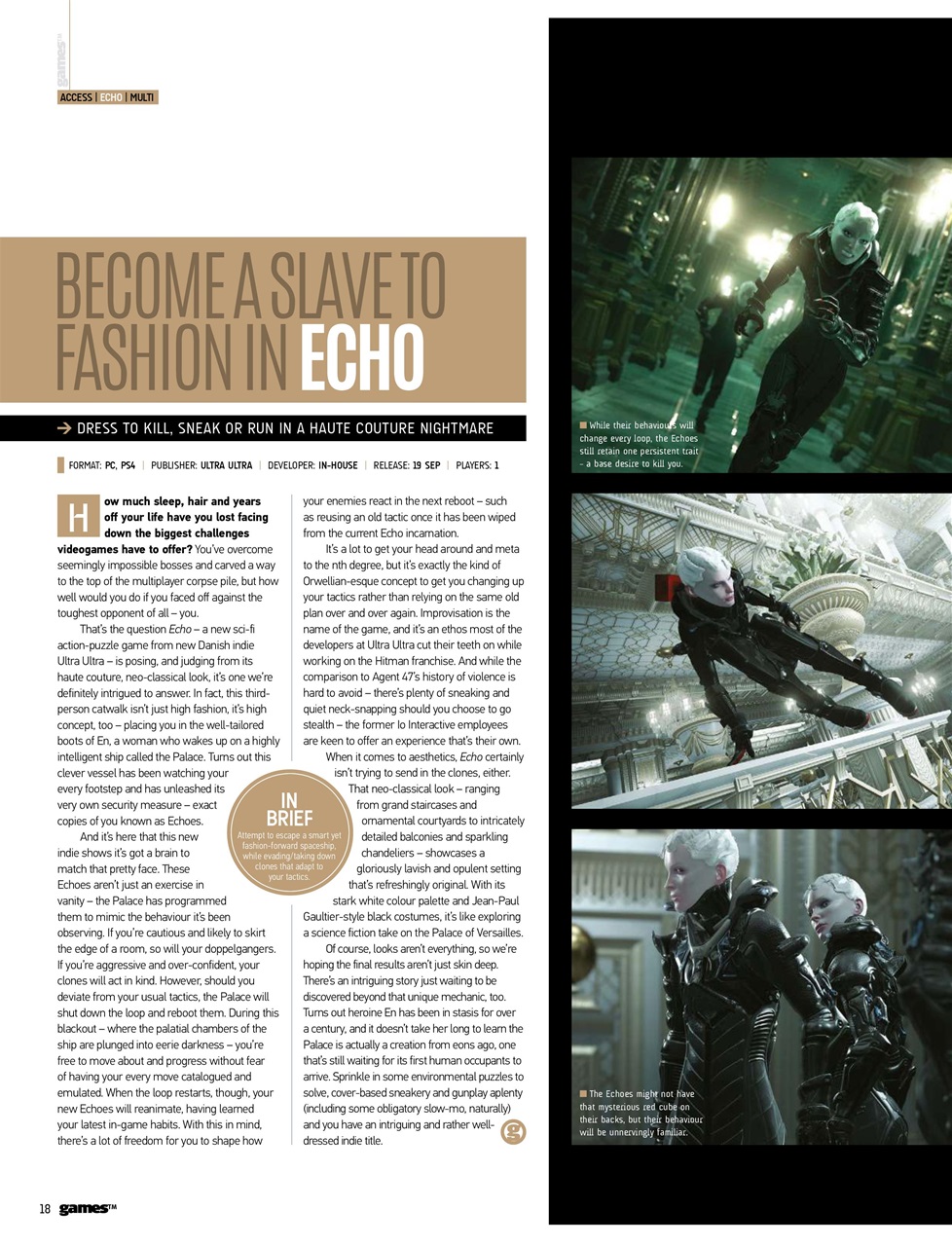 games (TM) Preview Pages