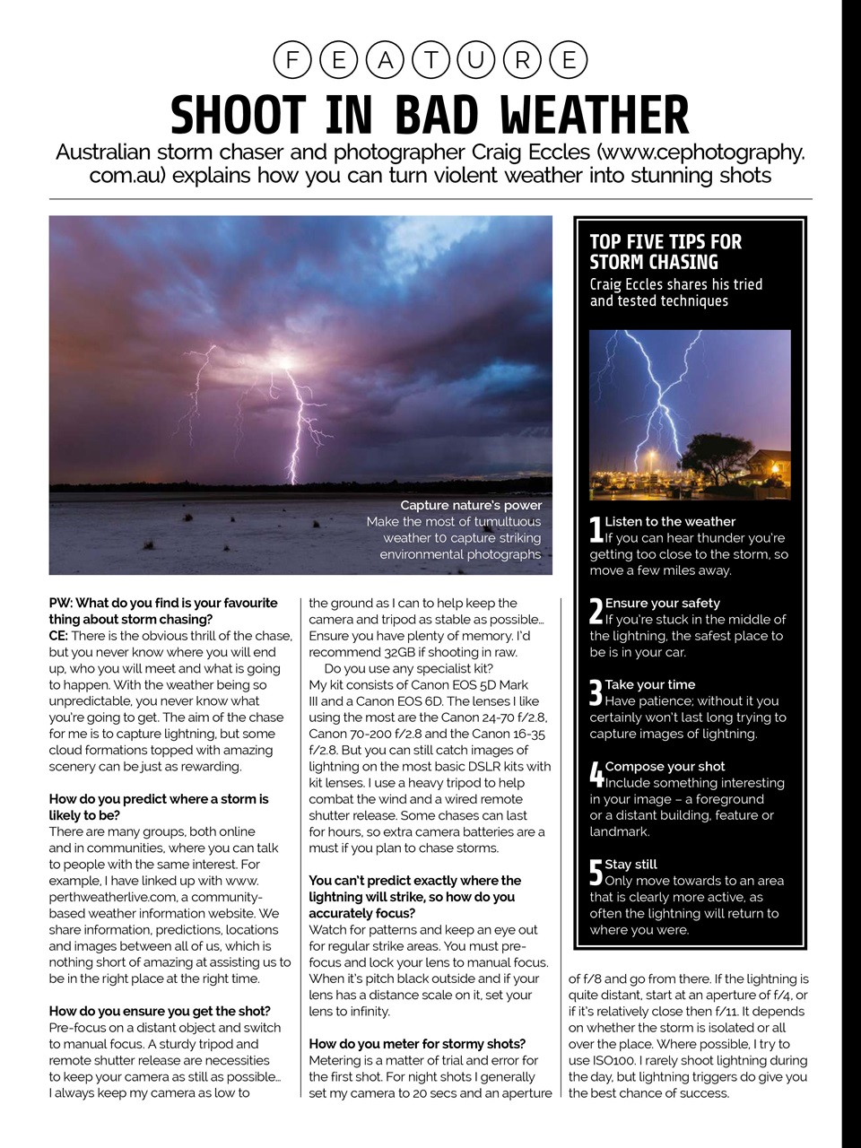 Photography Week Preview Pages