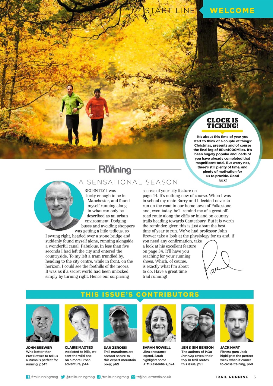 Trail Running Preview Pages