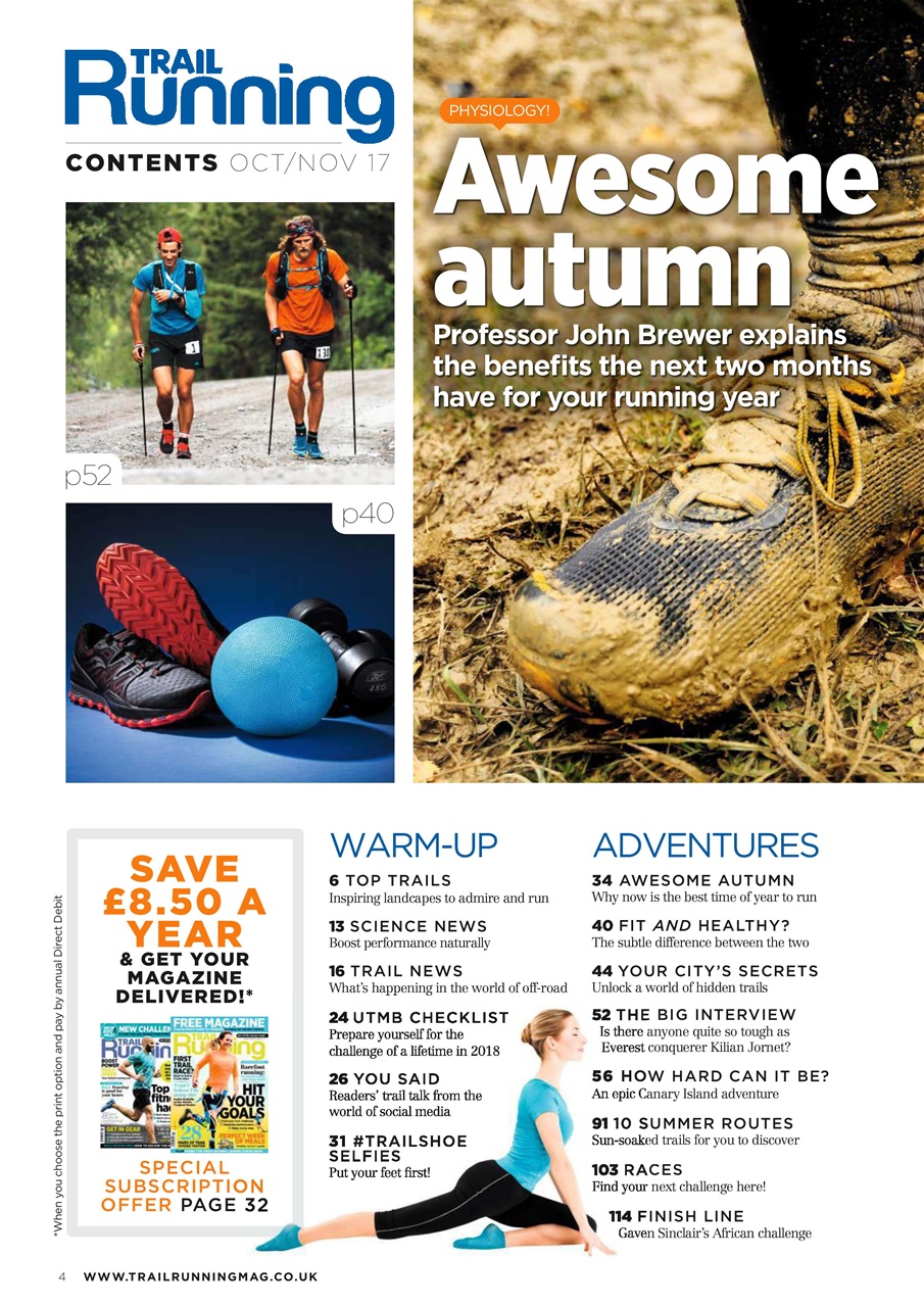 Trail Running Preview Pages