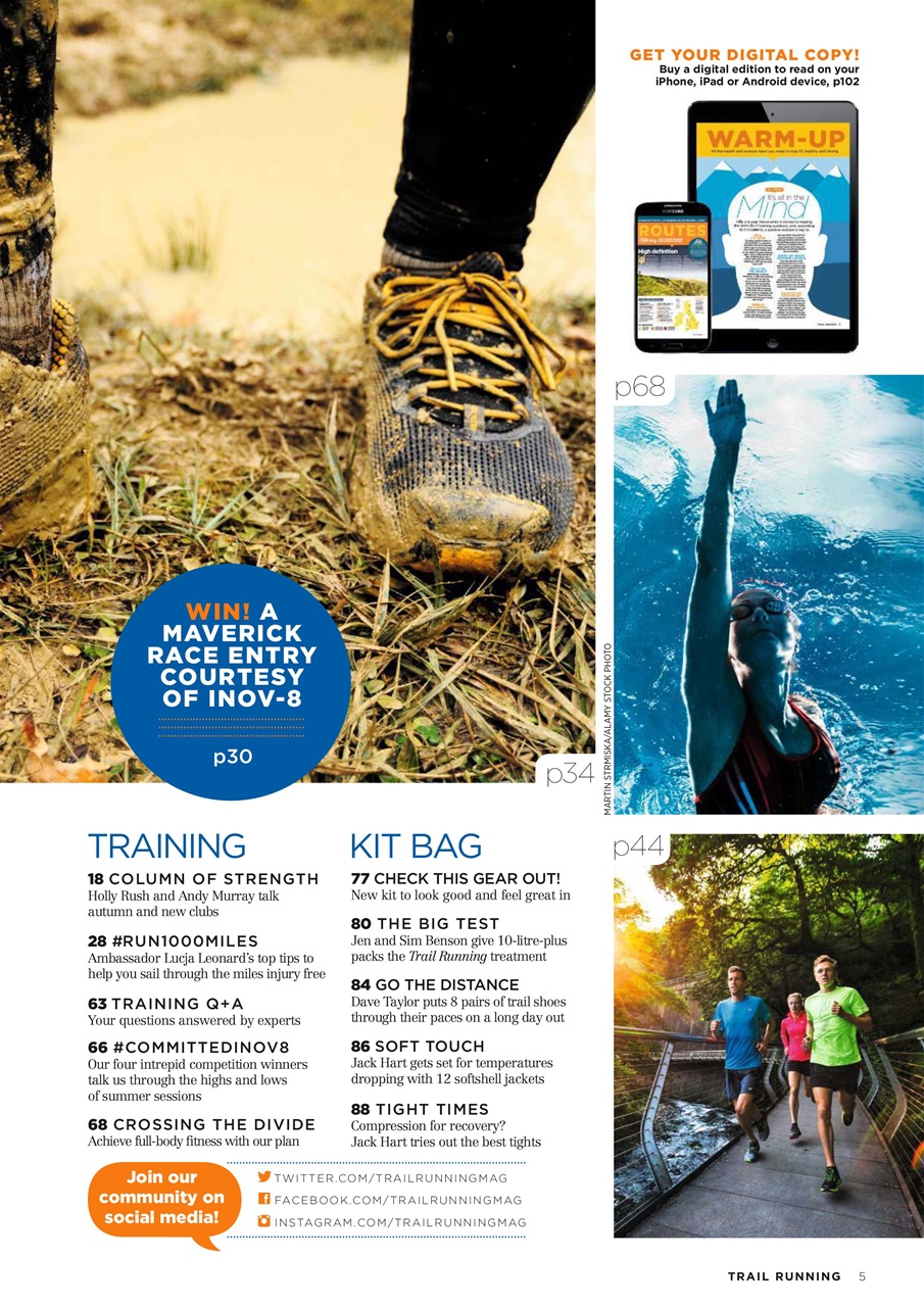 Trail Running Preview Pages
