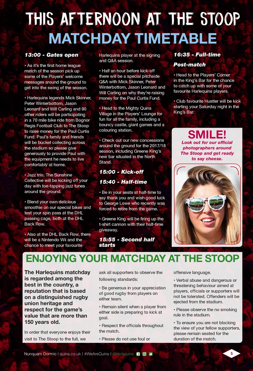 Harlequins Preview Pages