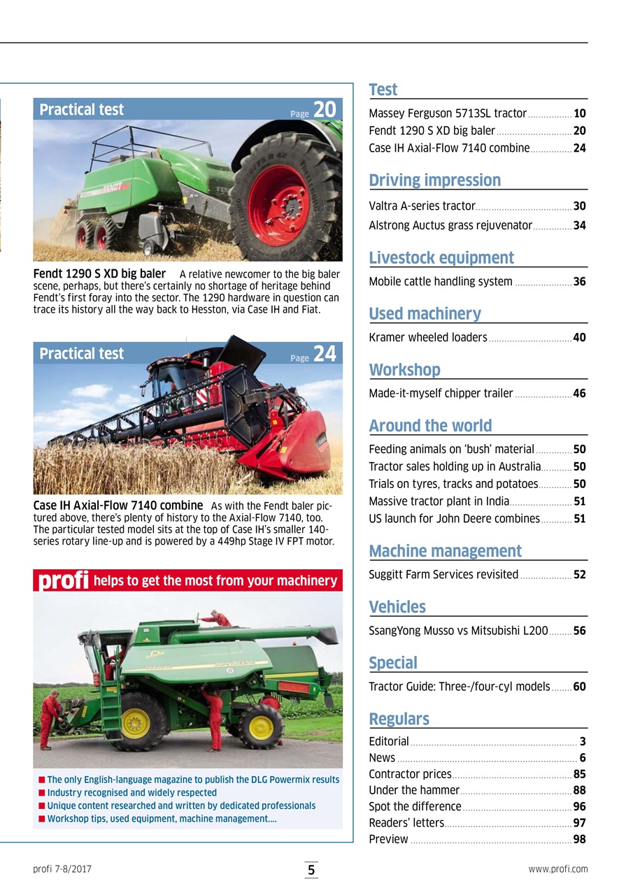Profi International Preview Pages