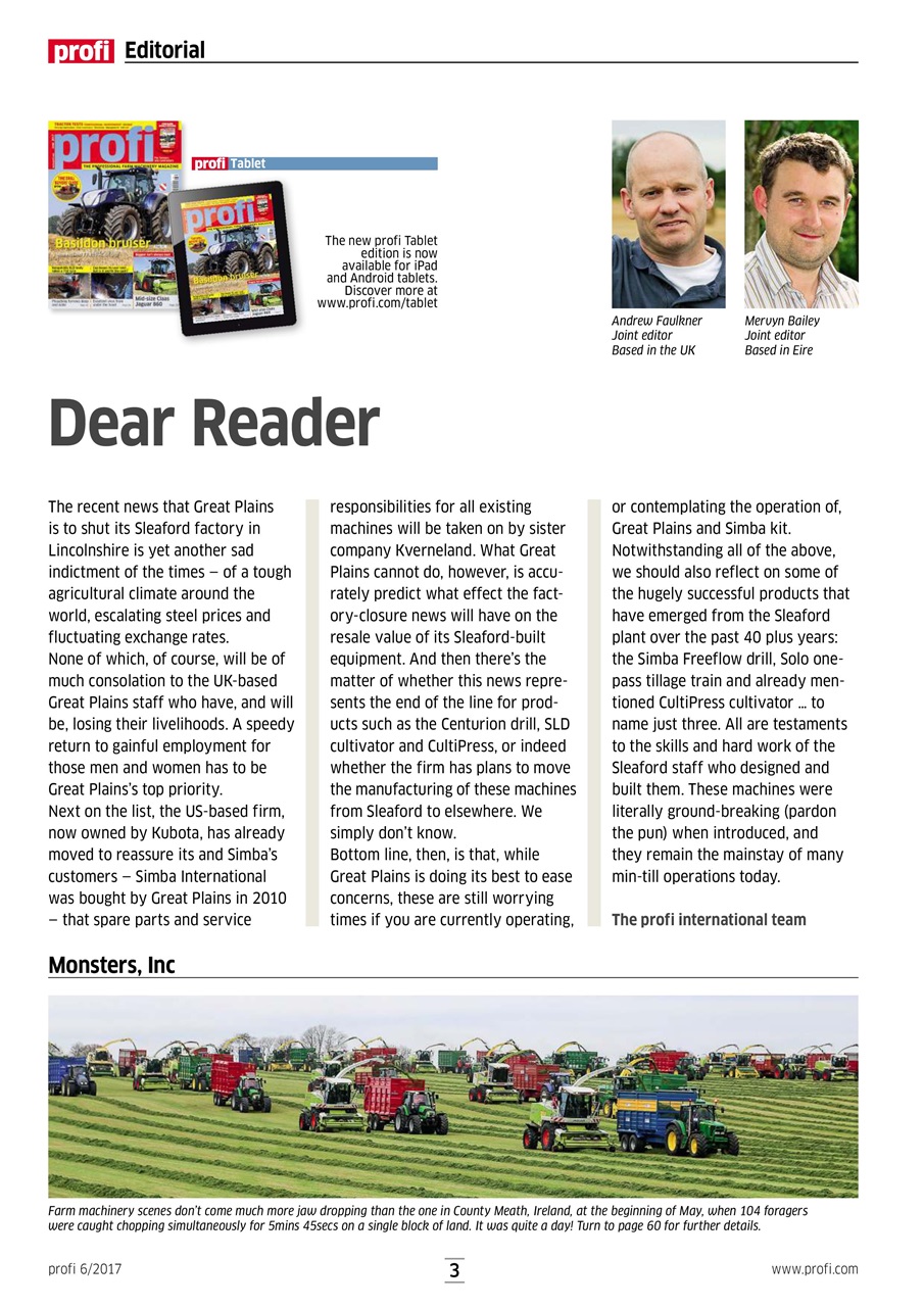 Profi International Preview Pages