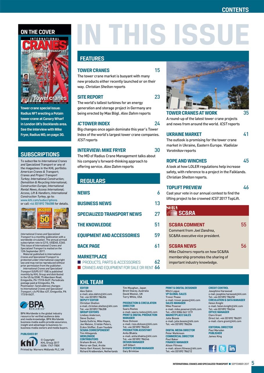 Int. Cranes and Specialized Transp Preview Pages