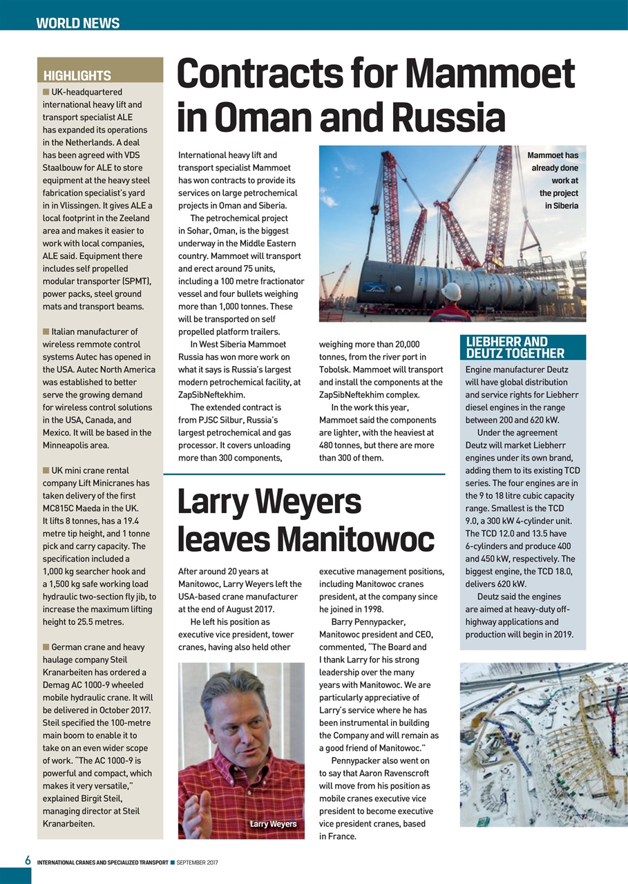 Int. Cranes and Specialized Transp Preview Pages