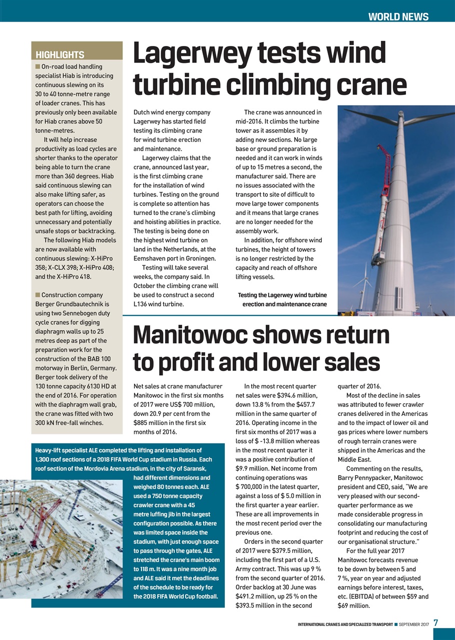 Int. Cranes and Specialized Transp Preview Pages