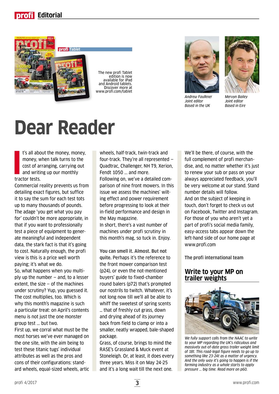 Profi International Preview Pages