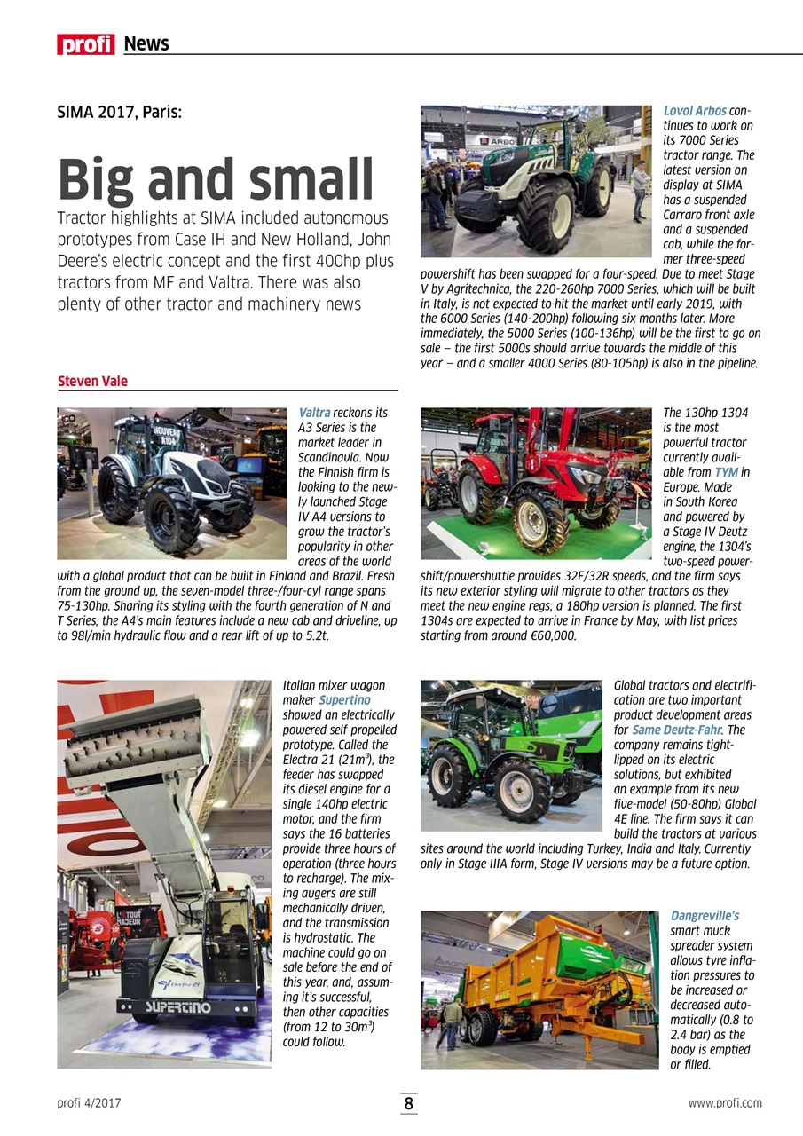 Profi International Preview Pages