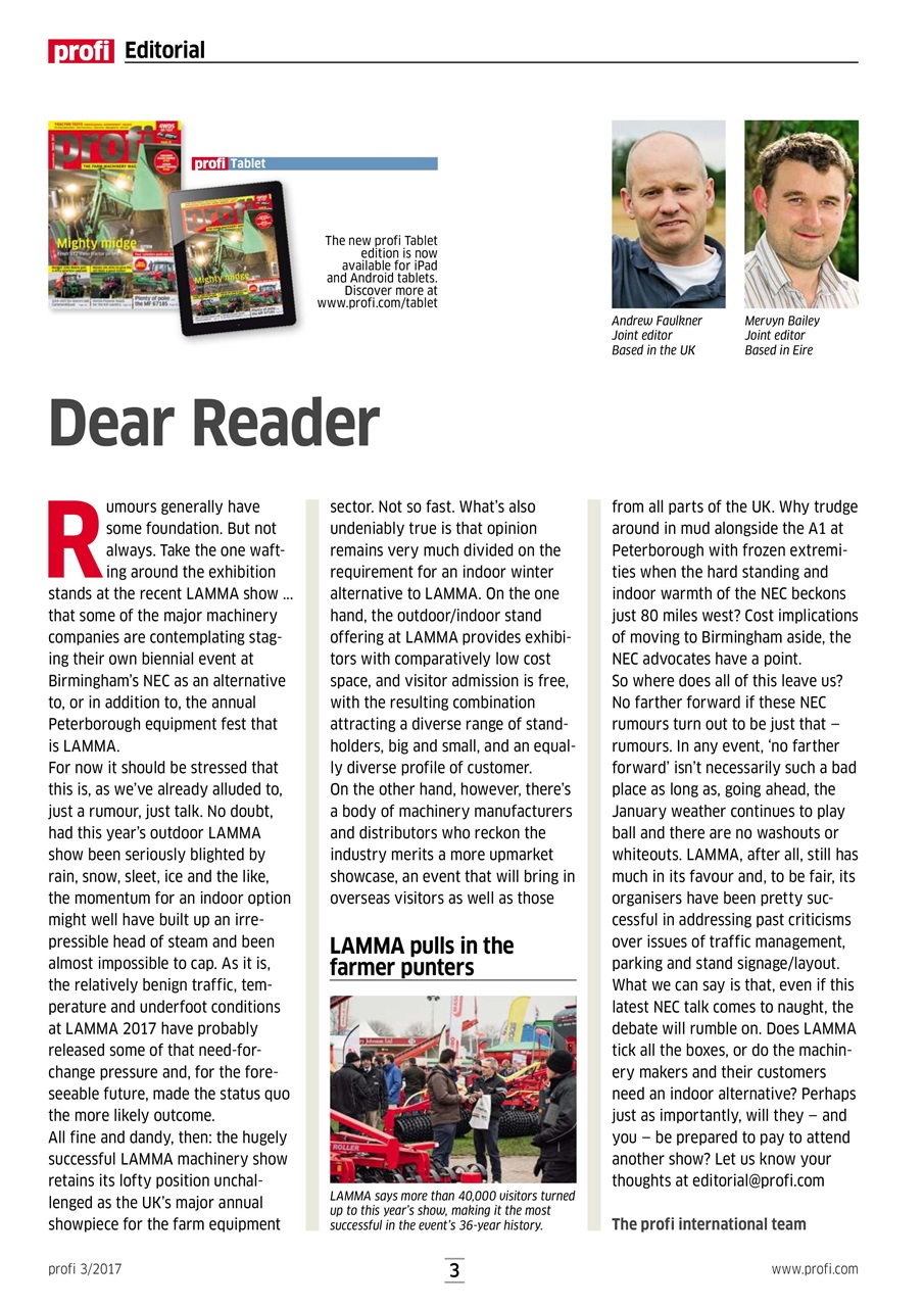 Profi International Preview Pages