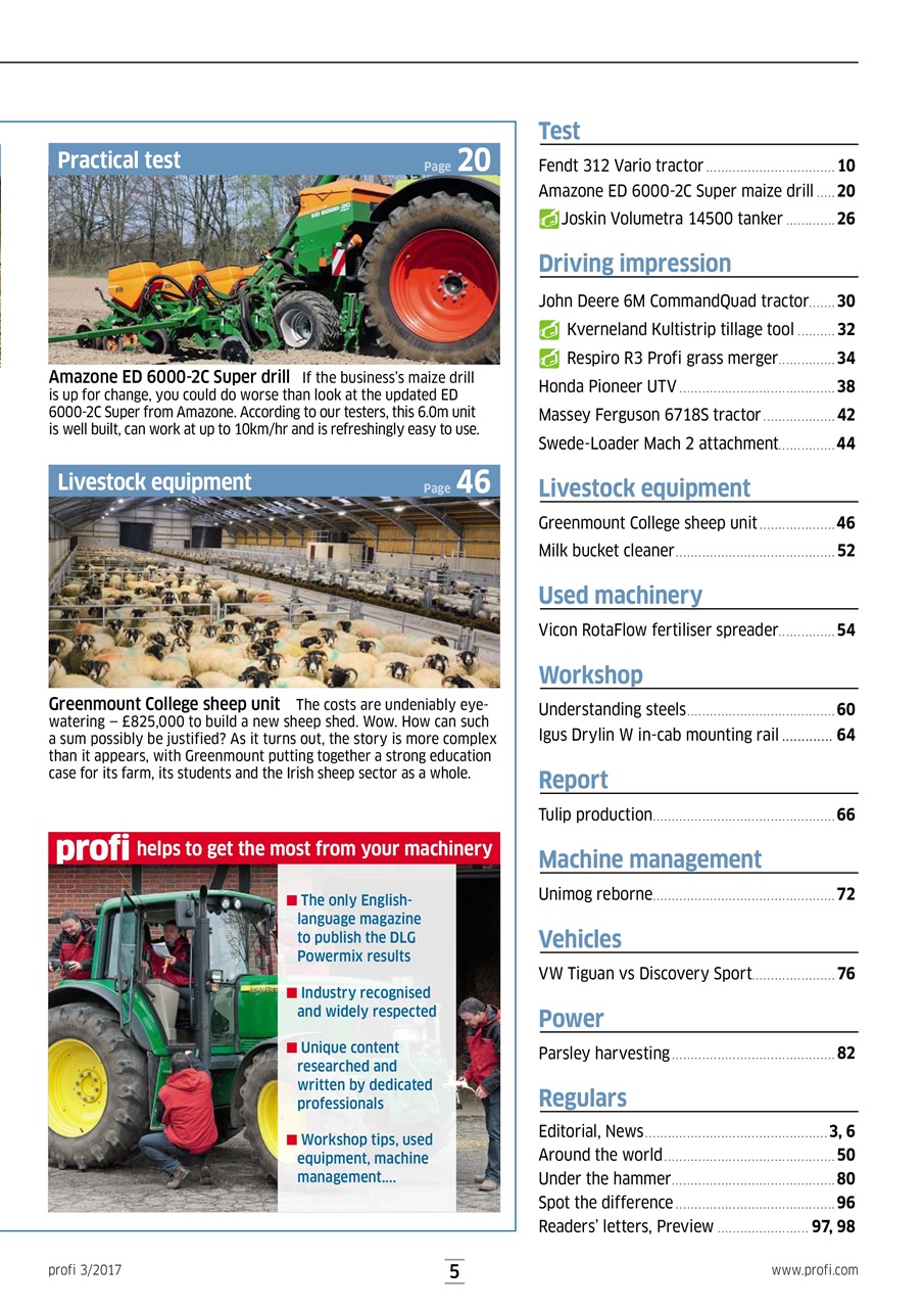 Profi International Preview Pages