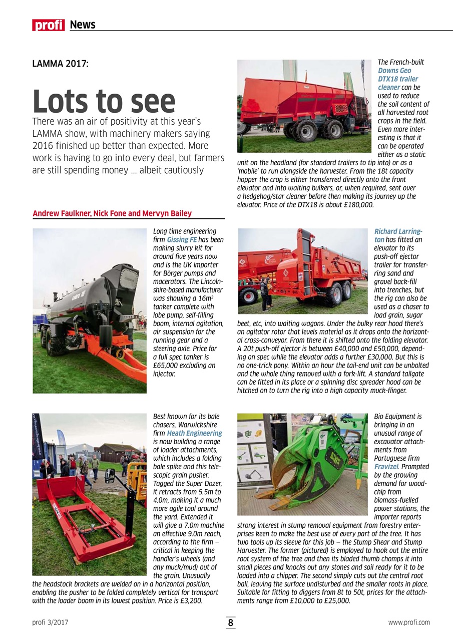 Profi International Preview Pages
