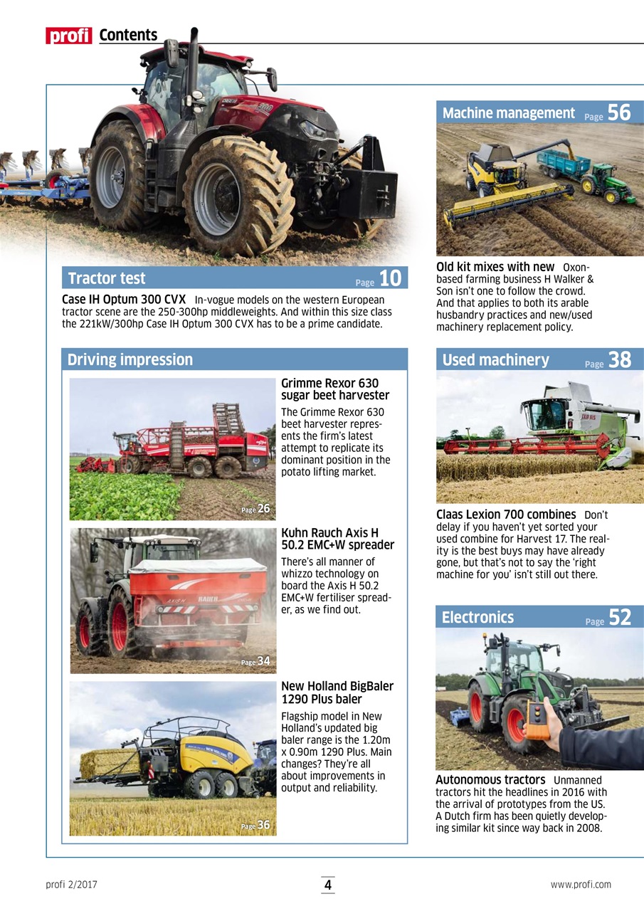 Profi International Preview Pages