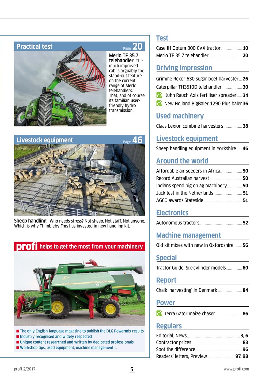 Profi International Preview Pages