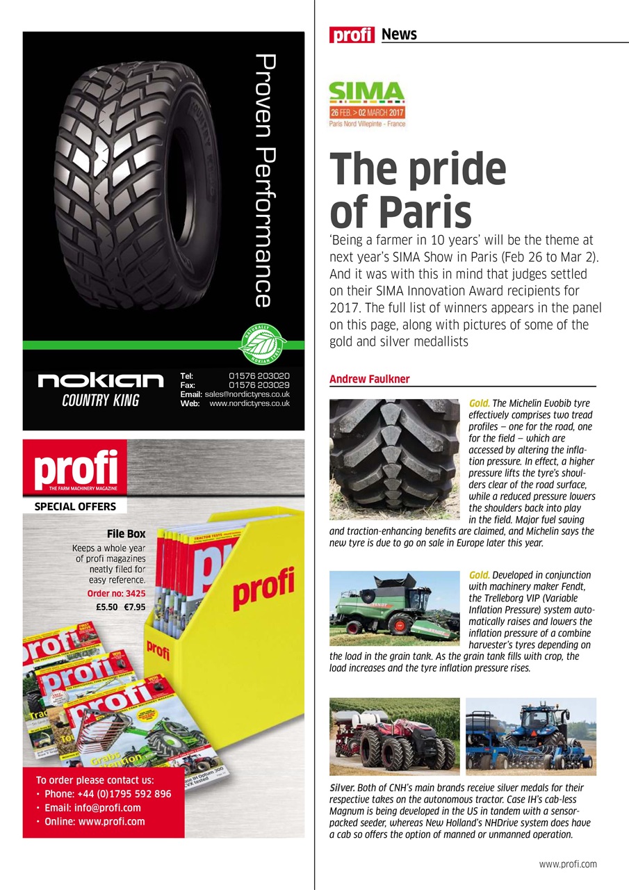Profi International Preview Pages