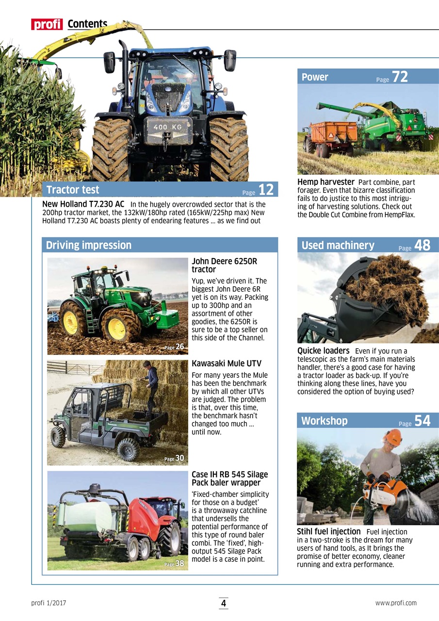 Profi International Preview Pages