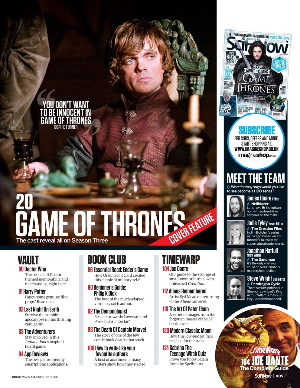 SciFiNow Preview Pages