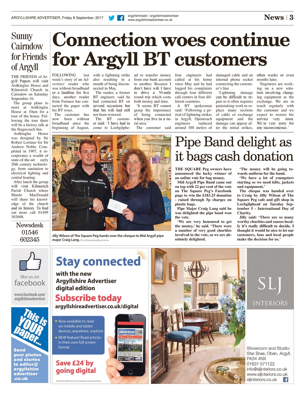 Argyllshire Advertiser Preview Pages