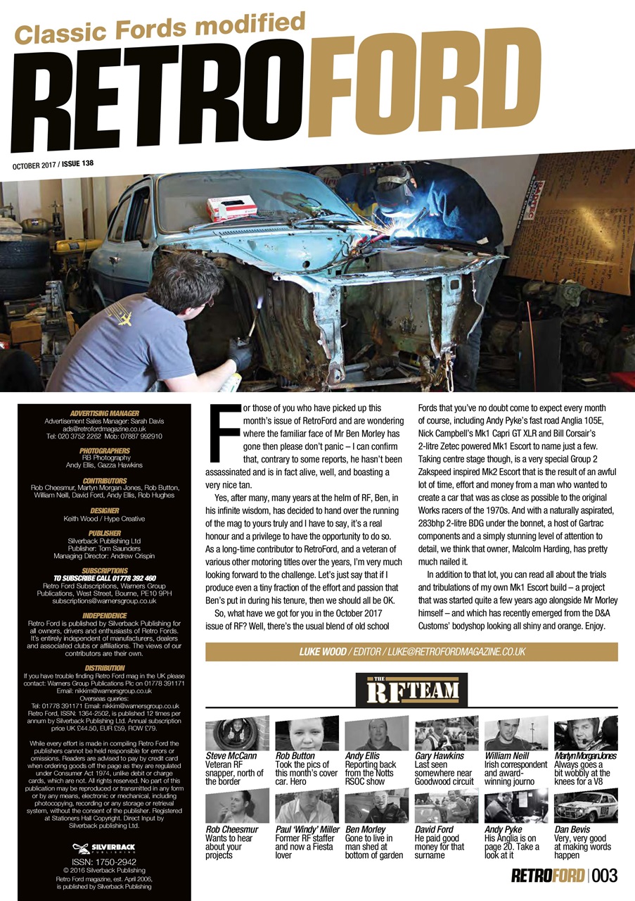 Retro Ford Preview Pages