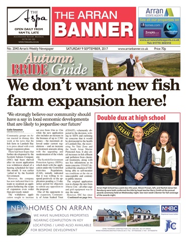 Arran Banner issue 09/09/2017