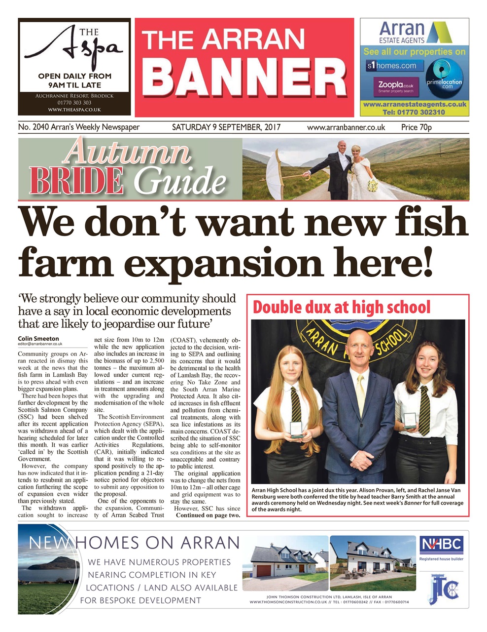 Arran Banner Preview Pages