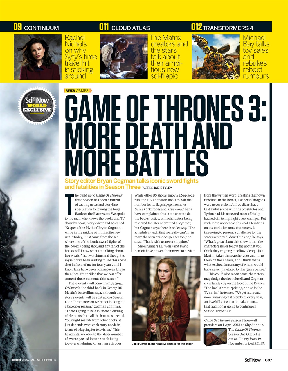 SciFiNow Preview Pages