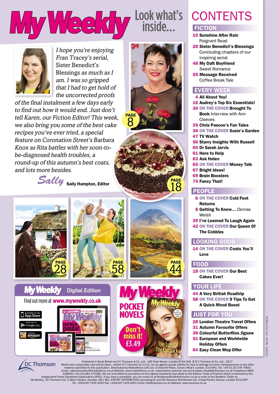 My Weekly Preview Pages