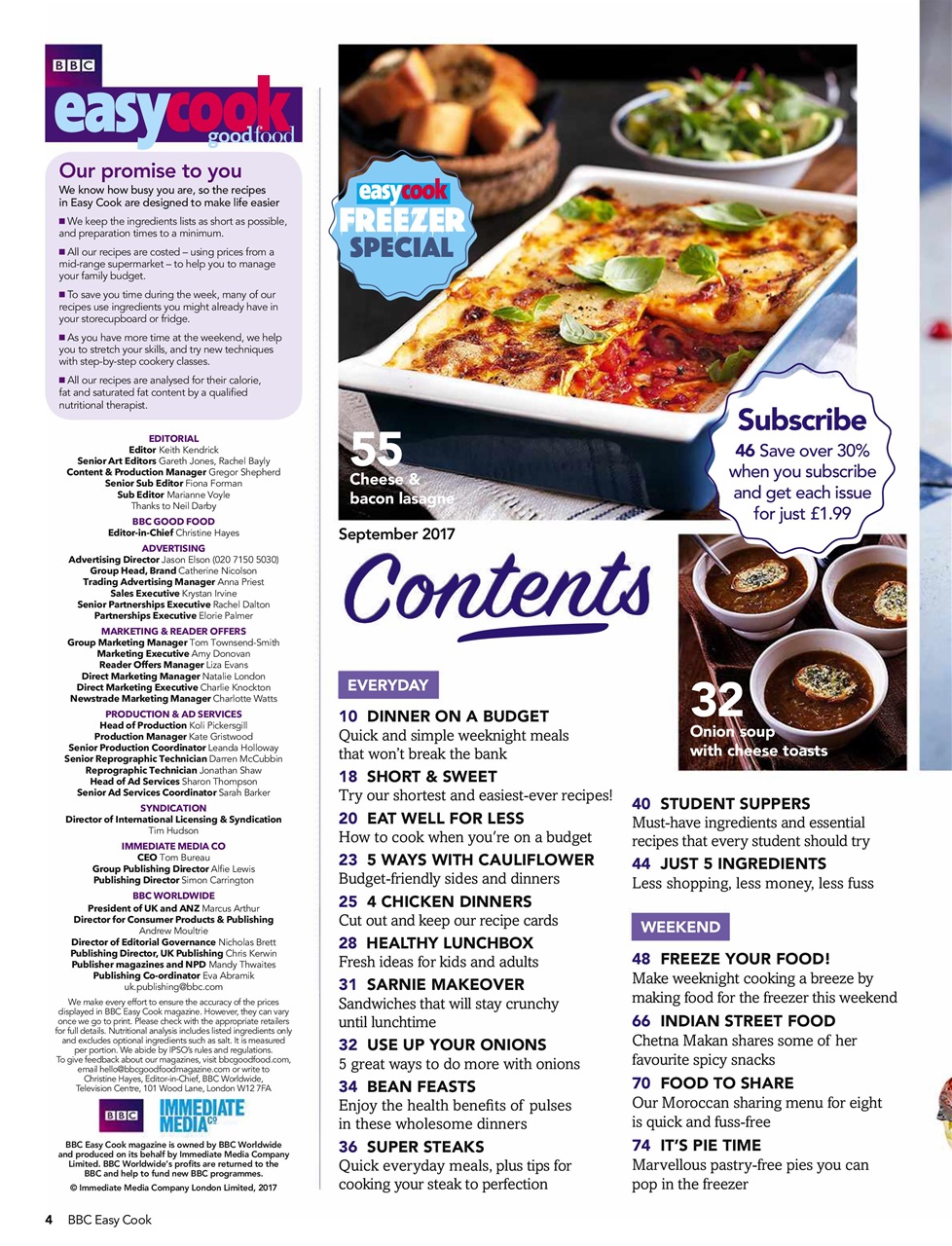 Easy Cook Magazine Preview Pages