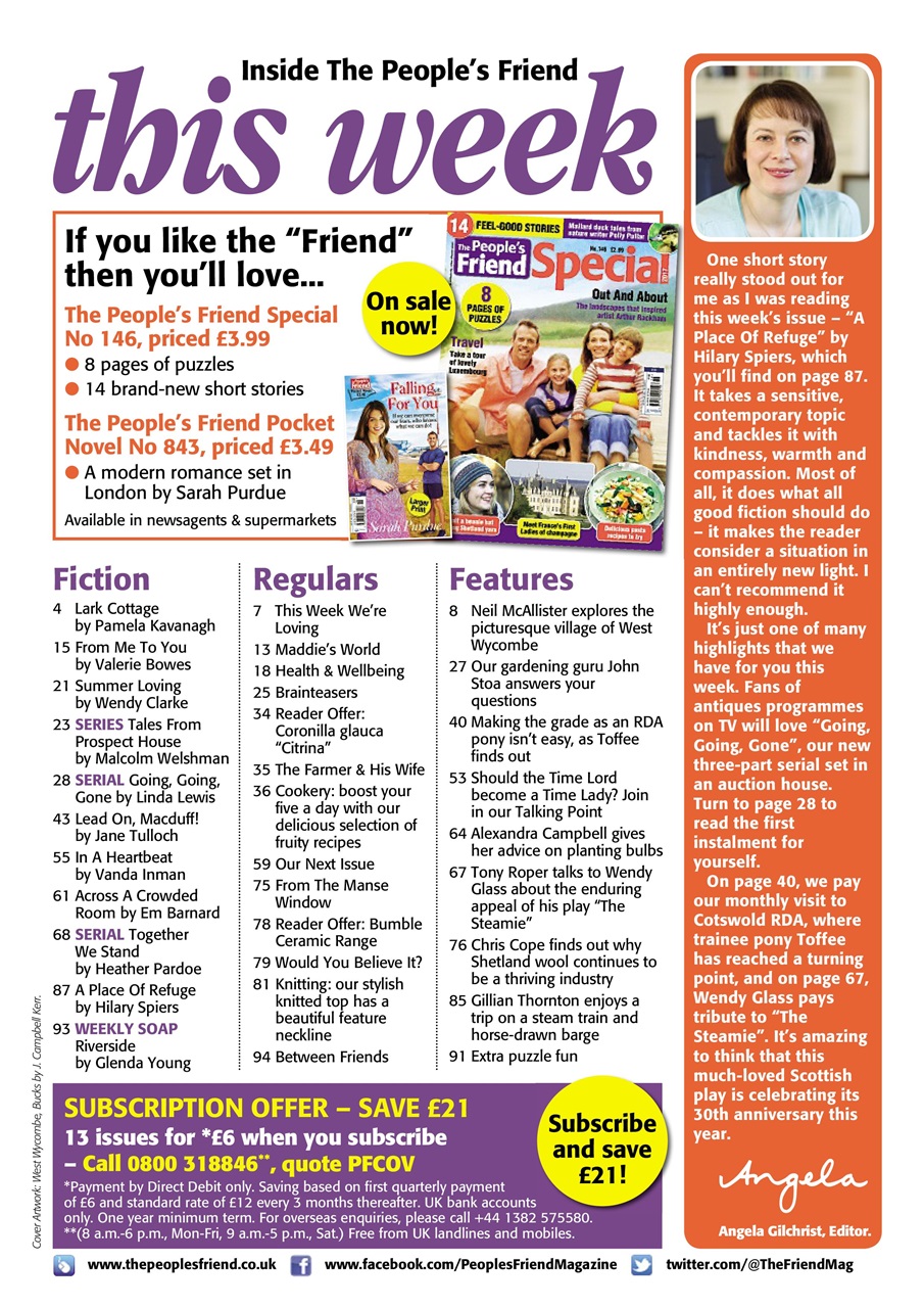 The People’s Friend Preview Pages